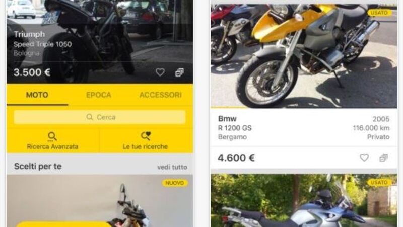 Moto Usate: la nuova App di Moto.it vi svela le pi&ugrave; cercate