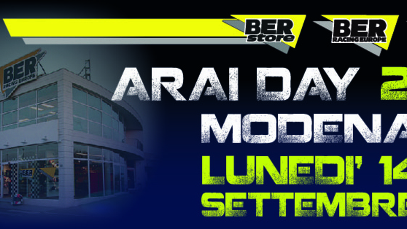 Arai Day 2015 il 14 settembre a Modena