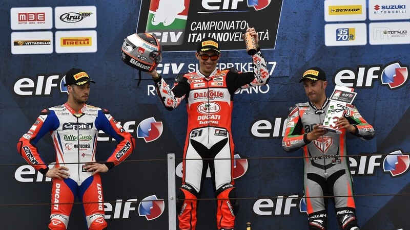 Secondo round del CIV a Misano: poker di Pirro in Superbike