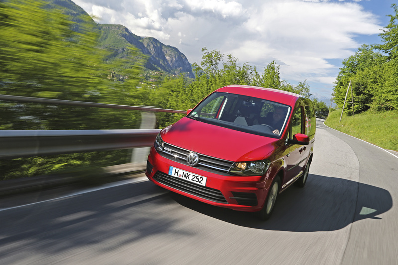 Volkswagen Caddy TGI a metano. Puliti alla meta