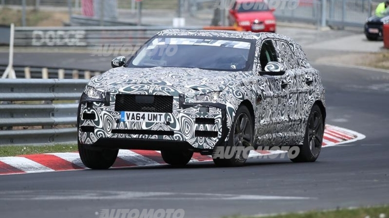 Jaguar F-Pace, il futuro SUV avvistato sul Ring