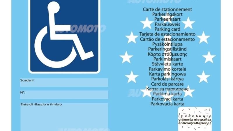 &Egrave; reato parcheggiare negli spazi per disabili