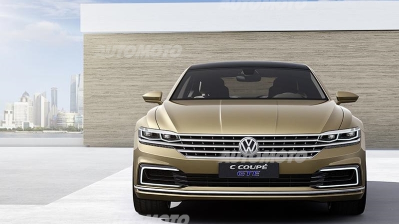 Volkswagen C Coup&eacute; GTE concept, berlina di lusso alla cinese