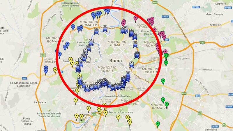 Roma come Milano: nel 2017 si pagher&agrave; per entrare nell&#039;Anello Ferroviario