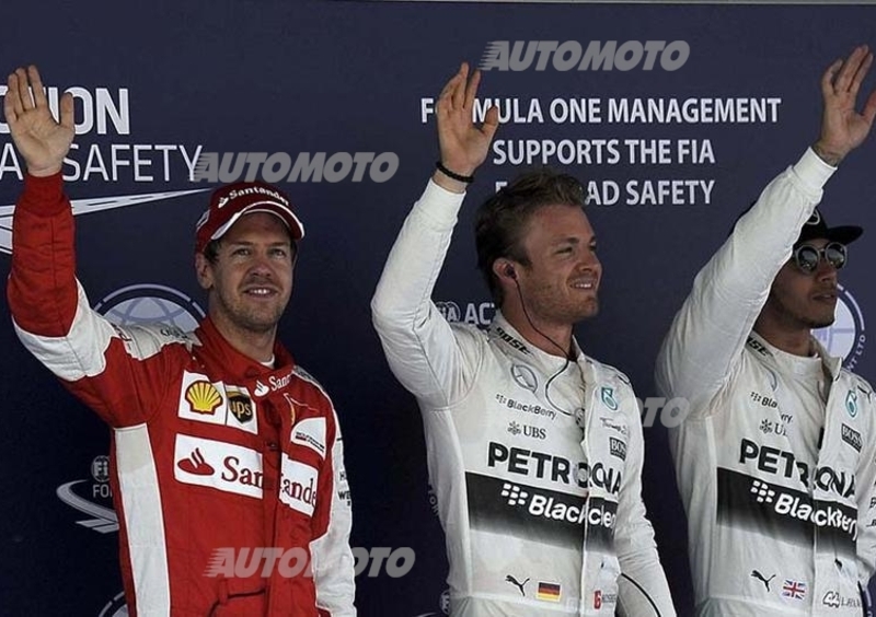 F1, Gp Spagna 2015: pole per Rosberg. Vettel terzo