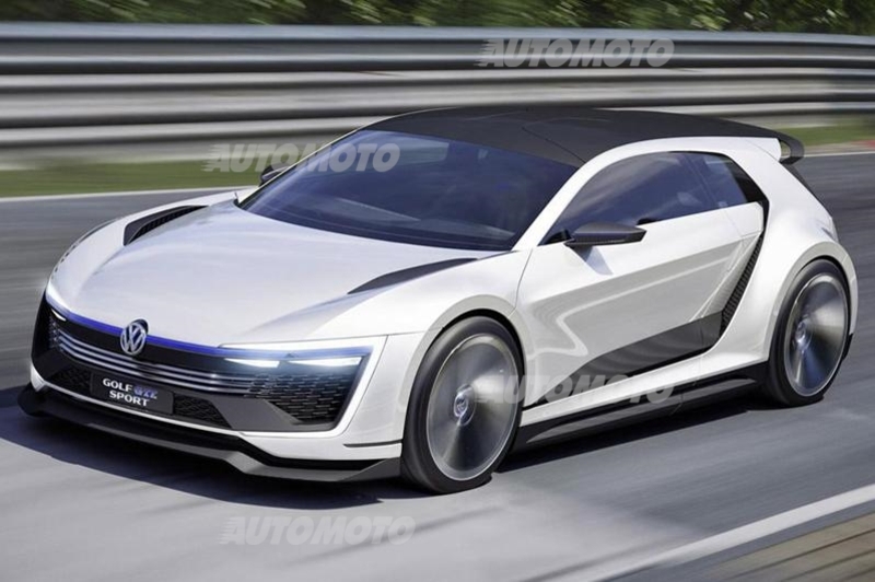 Volkswagen Golf GTE Sport concept: sognare con l&#039;ibrido da 400 CV