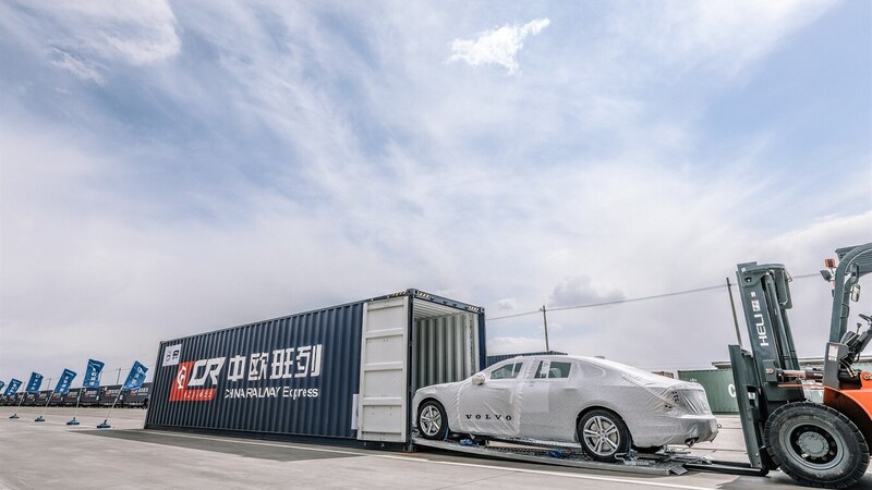 Le S90 in treno dalla Cina al Belgio