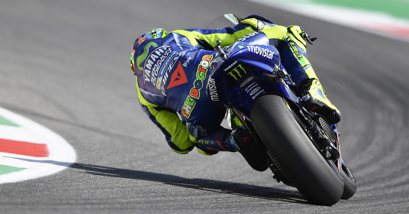 MotoGP 2017. Rossi &egrave; il pi&ugrave; veloce nelle FP3 al Mugello