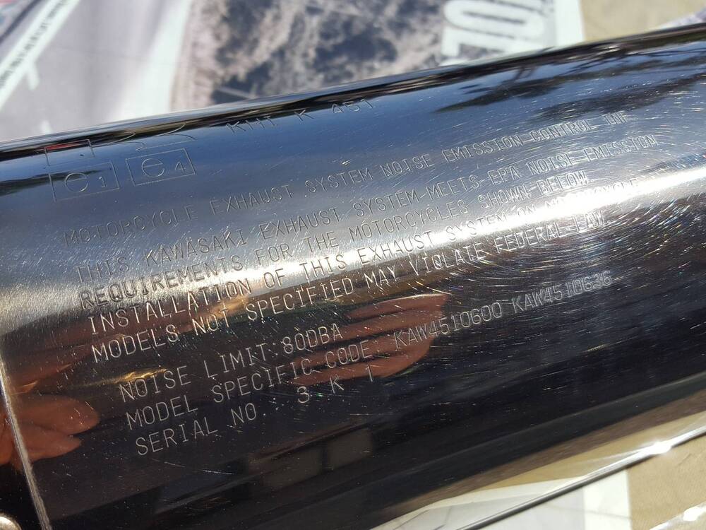 Scarico Z750 2005 Kawasaki (10)