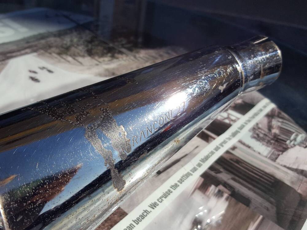 Scarico Nevada 750 Destro Moto Guzzi (7)