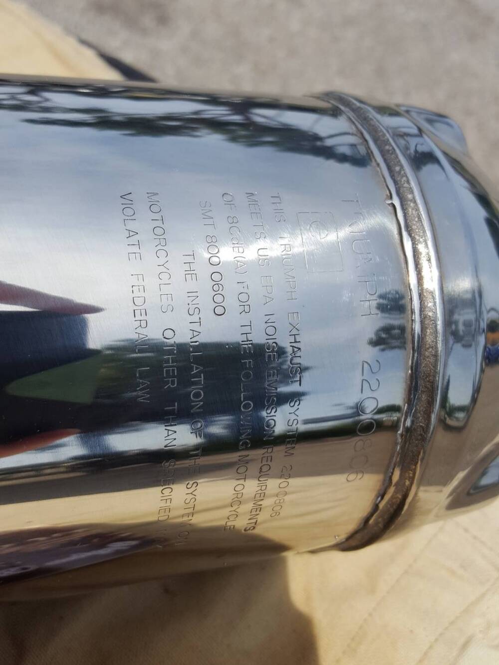 Scarico Triumph TT600 (6)