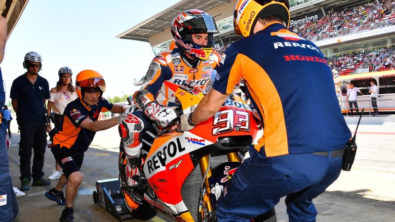 Test MotoGP 2017 a Barcellona. Marquez il pi&ugrave; veloce