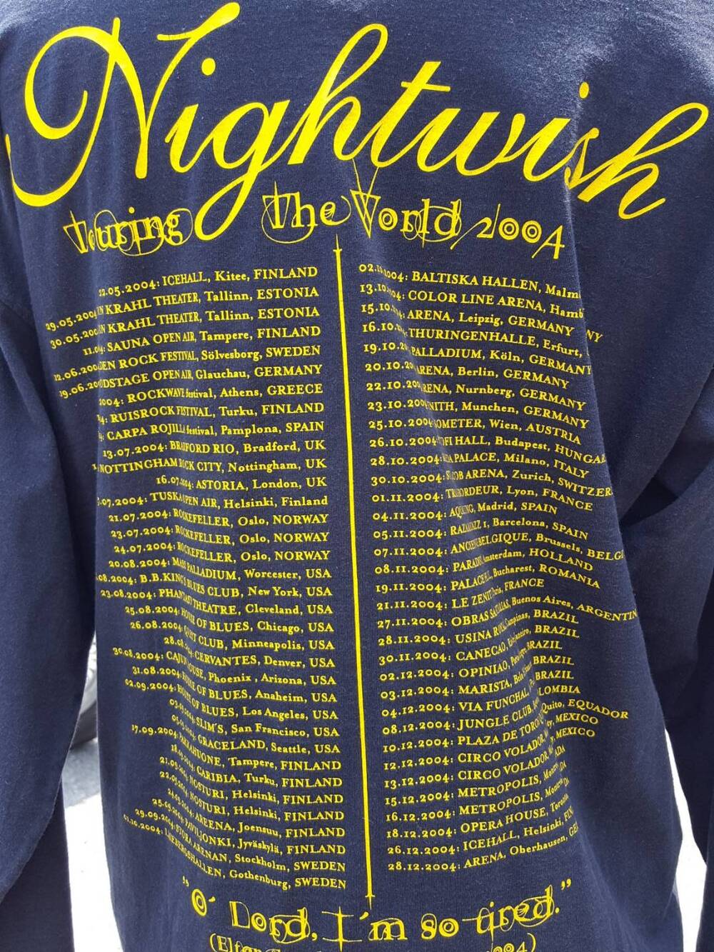 Nightwish Tour 2004 L Fruit of the Loom (6)