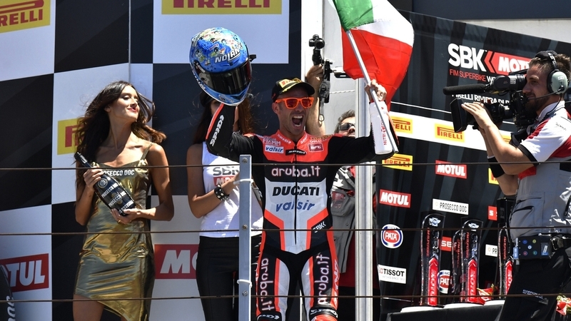 SBK. Melandri si impone in Gara-2 a Misano