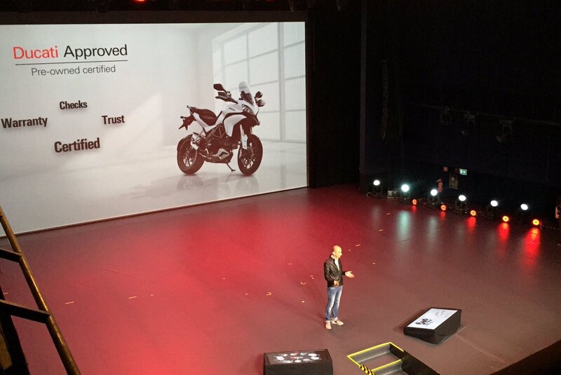 L&#039;AD Ducati Claudio Domenicali al lancio del programma Approved