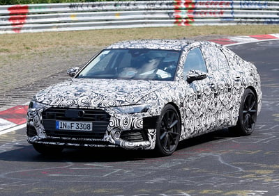 Audi S6, la sedan cattiva in azione sul 'Ring