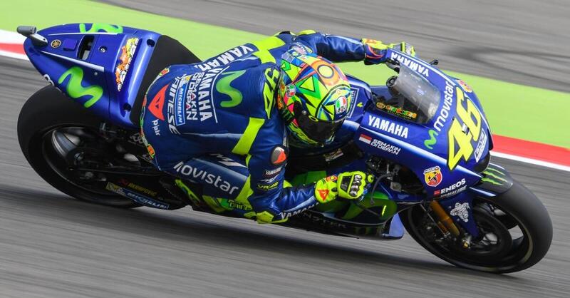 MotoGP 2017. Rossi: &quot;Spero non ci sia il flag to flag&quot;