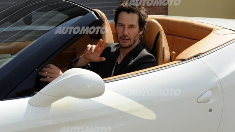 Keanu Reeves visita la Ferrari: &laquo;E&#039; un sogno&raquo;