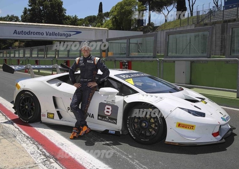 Stoner a Vallelunga con la Lamborghini Hurac&aacute;n Super Trofeo