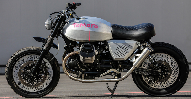 Tomoto, la Guzzi special di Tom Dixon e Stefano Venier