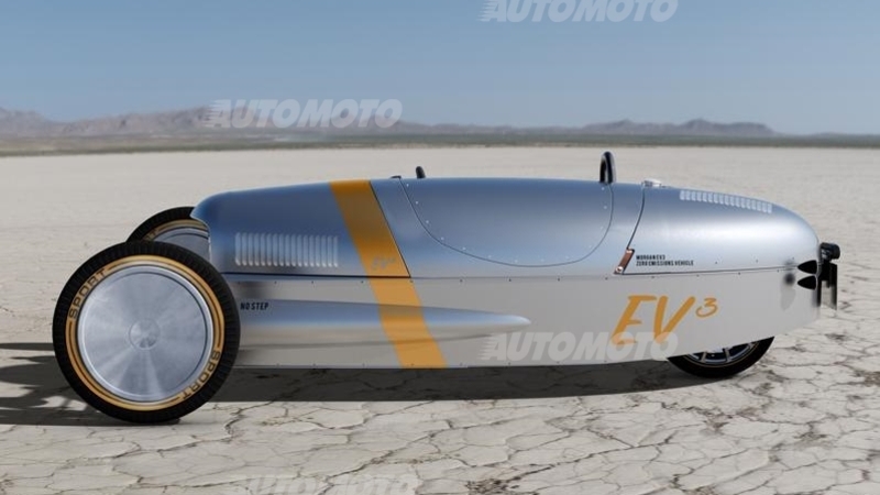 Morgan EV3, la 3 Wheeler diventa elettrica