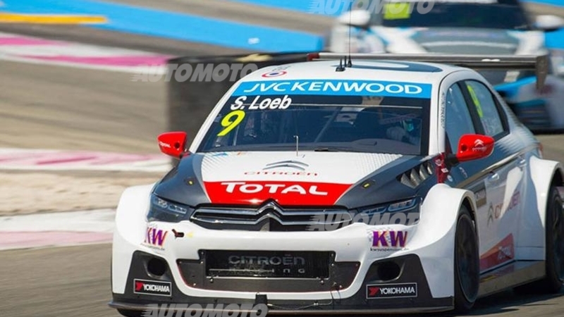 WTCC 2015, qualfiche Francia: pole per Loeb