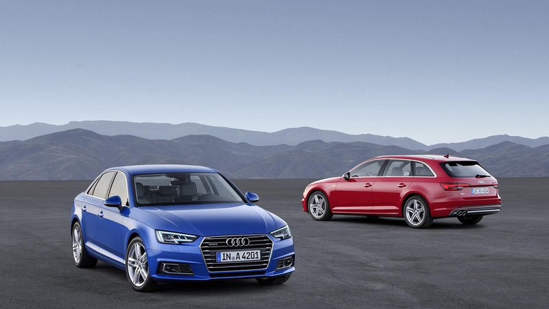 Audi A4: ecco la nuova berlina e Avant dei quattro anelli