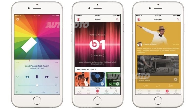 Apple Music, la musica in streaming della Mela sale a bordo