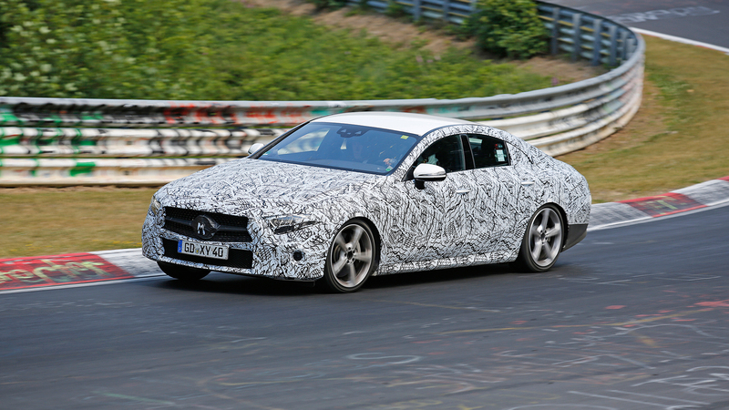 Mercedes CLS, test sul Ring per la prossima generazione 