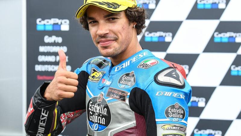 Morbidelli e Mir vincono in Moto2 e Moto3 al Sachsenring