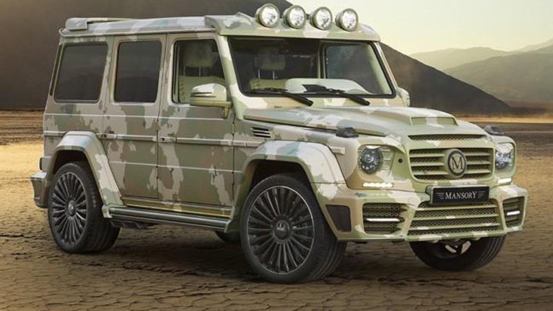 Mercedes G63 AMG Sahara Edition by Mansory: 828 cavalli per un fuoristrada