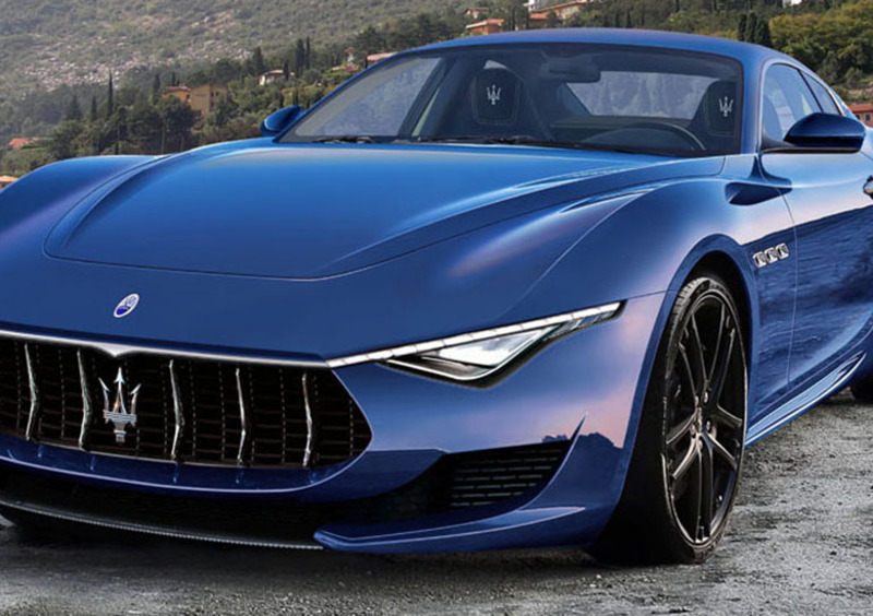 Maserati Alfieri: ecco il rendering. Dar&agrave; battaglia a Jaguar, Porsche e Mercedes