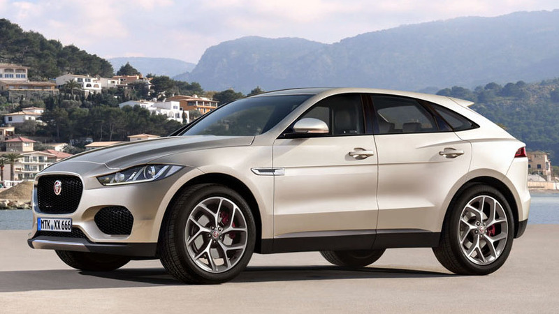 Jaguar E-Pace: il rendering della rivale di  Mercedes GLC e BMW X3