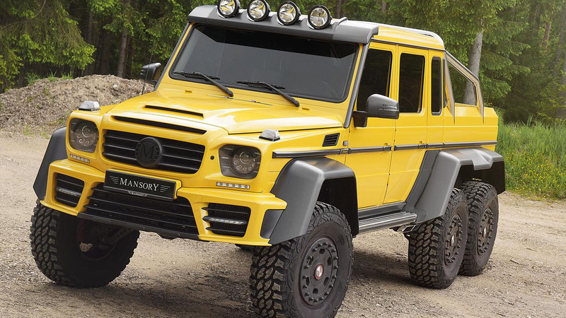 Mercedes G63 AMG 6x6 by Mansory: ecco il Dominatore