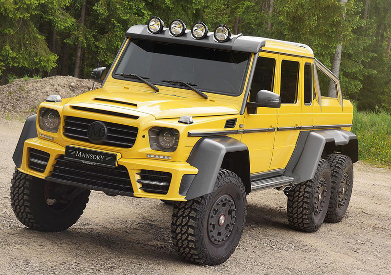 Mercedes G63 AMG 6x6 by Mansory: ecco il Dominatore