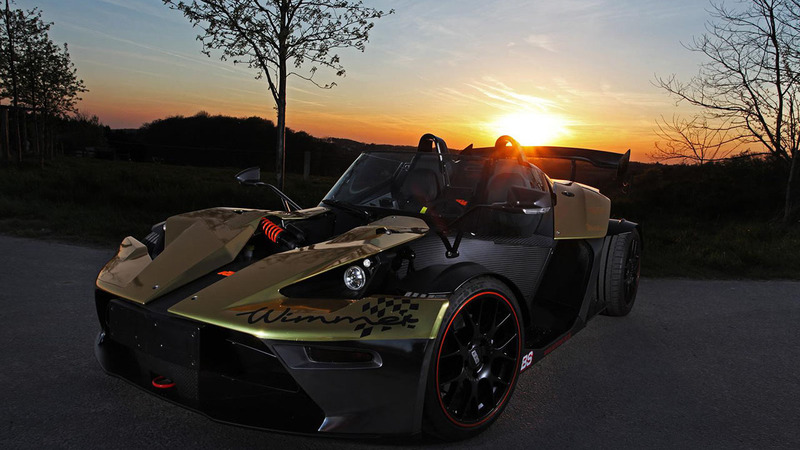 KTM X-BOW GT Dubai Gold Edition by Wimmer: pistaiola luccicante