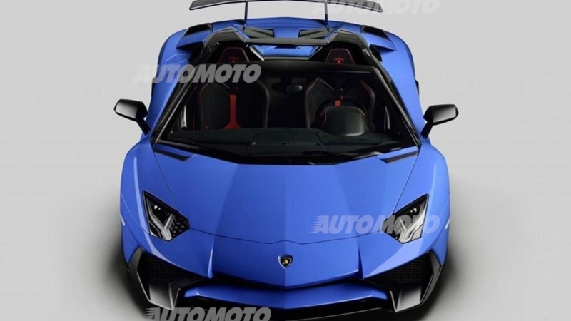 Lamborghini Aventador LP 750-4 Superveloce Roadster, in cabrio a 350 km/h