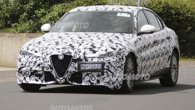 Alfa Romeo Giulia Quadrifoglio Verde: eccola in azione al Nurburgring! [VIDEO]