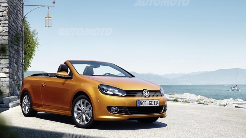 Volkswagen Golf Cabrio 2016, piccoli ritocchi allo stile