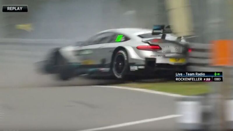 DTM, 38 G di urto per la Mercedes di Paffett