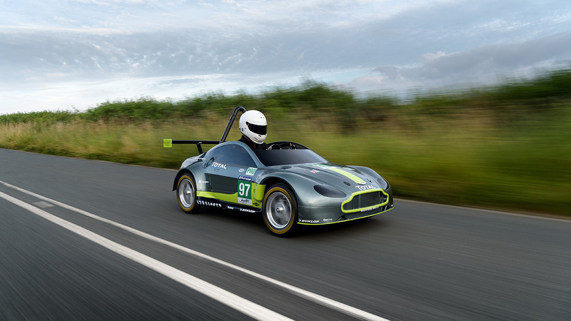 Aston Martin V8 Vantage GTE, una versione speciale alla Red Bull Soapbox Race