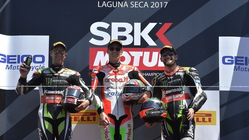 SBK 2017.  Davies si impone in gara1 a Laguna Seca