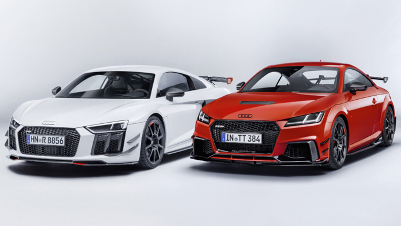 Audi Performance Parts: nuova aerodinamica per R8 e TT RS 