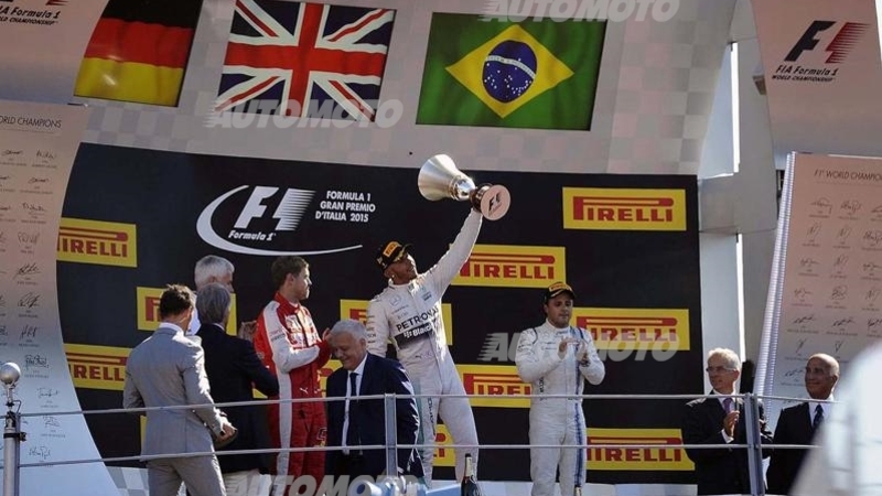 F1 2015: la classifica piloti e costruttori dopo il GP d&#039;Italia