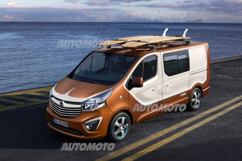 Opel Vivaro Surf Concept, dedicato ai surfers