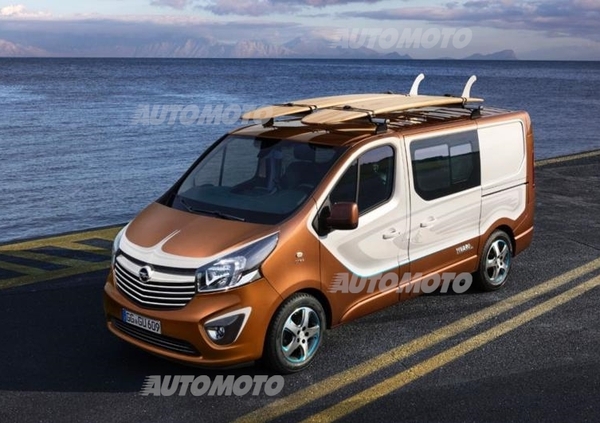 Opel Vivaro Surf Concept, dedicato ai surfers