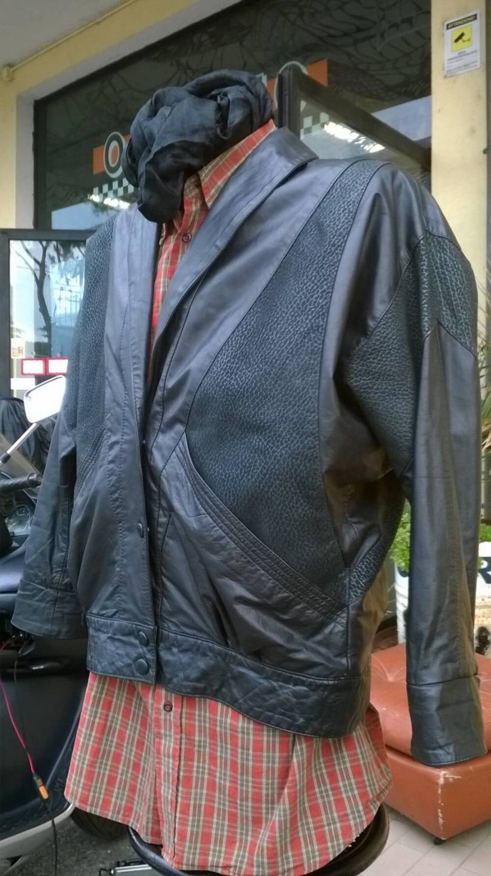 Giacca Marmorizzata Genuine Leather (2)