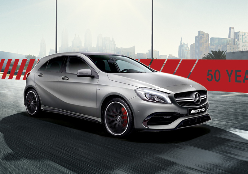 Mercedes A 45 AMG, ecco la &ldquo;Edition 50&rdquo;