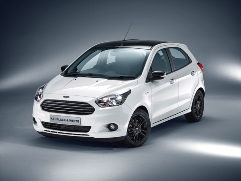 Ford Ka+ 1.2 Ti-VCT 85CV Black & White - White