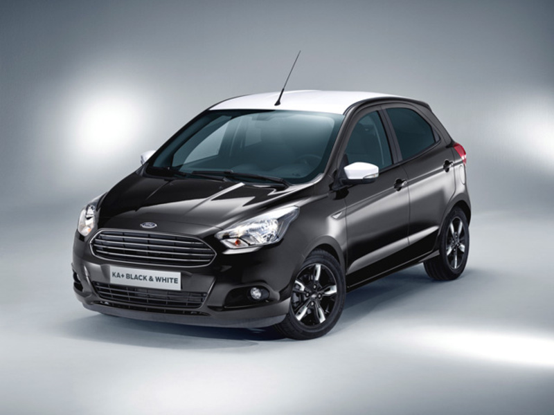 Ford Ka+ 1.2 Ti-VCT 85CV Black & White - Black